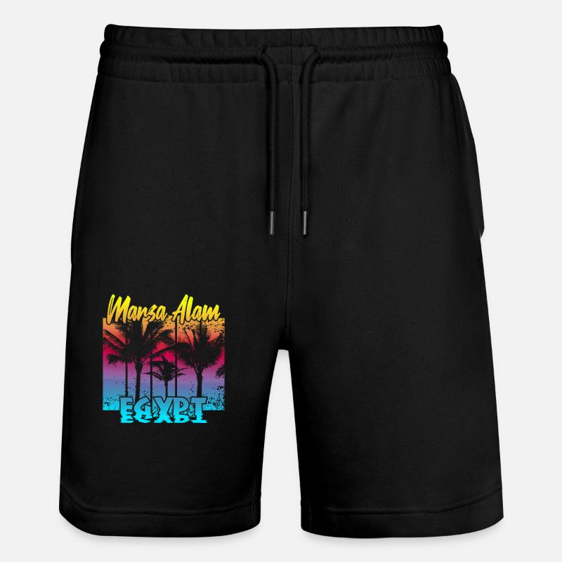 Marsa Alam Egypt - Stanley/Stella Trainer Unisex Organic Jogging Shorts - black