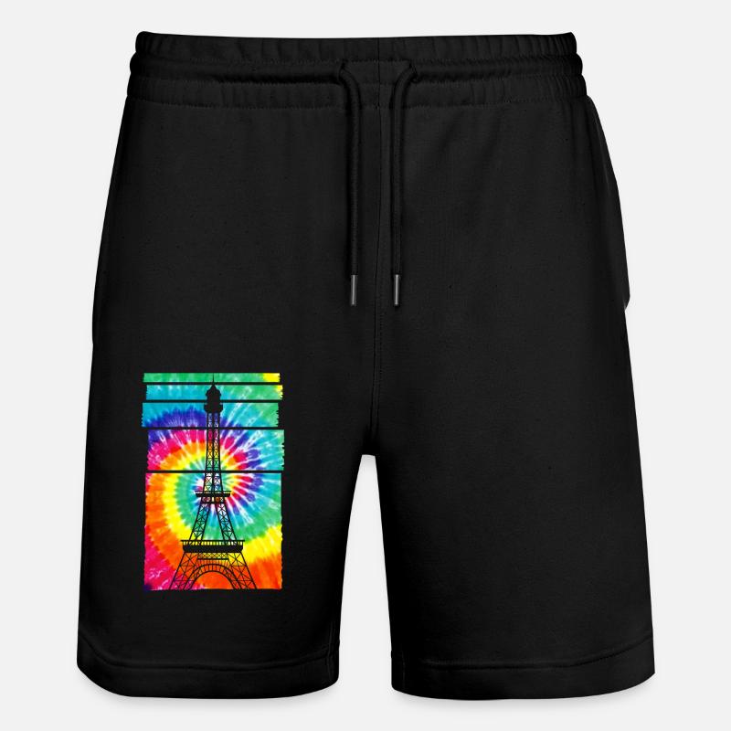 Paris Souvenir Tour Eiffel - Short de jogging bio TRAINER Stanley/Stella unisexe - noir
