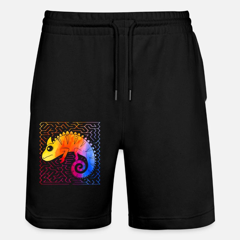 Chameleon - Stanley/Stella Unisex Bio Joggingshorts Trainer  - Schwarz
