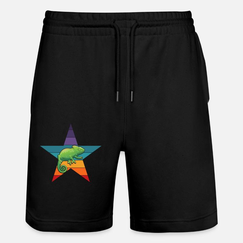 Chameleon - Stanley/Stella Unisex Bio Joggingshorts Trainer  - Schwarz