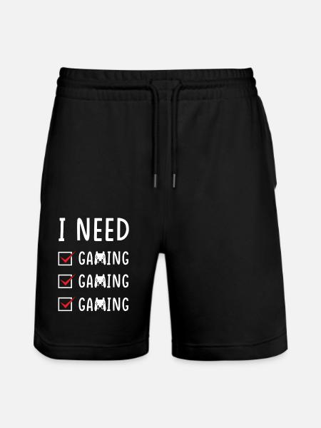 Gaming Gaming Gaming - Stanley/Stella Trainer Unisex Organic Jogging Shorts - black