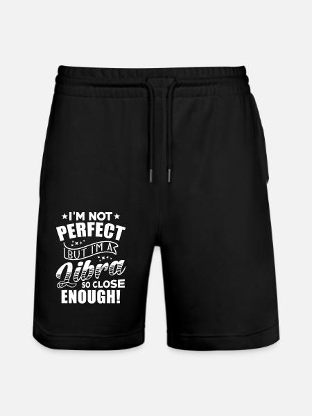 Libra Zodiac Sign Gift Libra - Stanley/Stella Trainer Unisex Organic Jogging Shorts - black