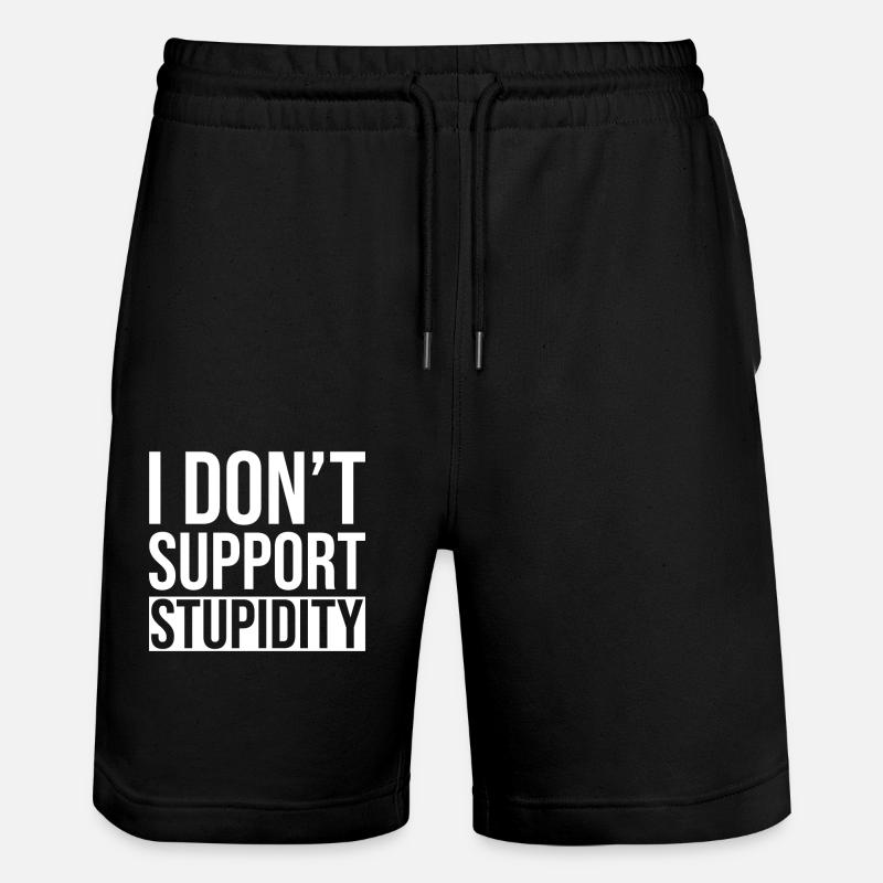 Anti Stupidité - Short de jogging bio TRAINER Stanley/Stella unisexe - noir