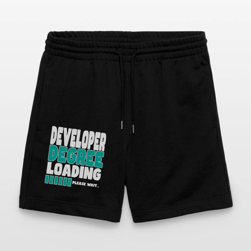 Software developer loads training Stanley/Stella Trainer Unisex Organic Jogging Shorts