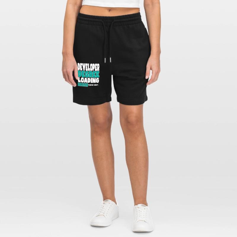 Software developer loads training Stanley/Stella Trainer Unisex Organic Jogging Shorts