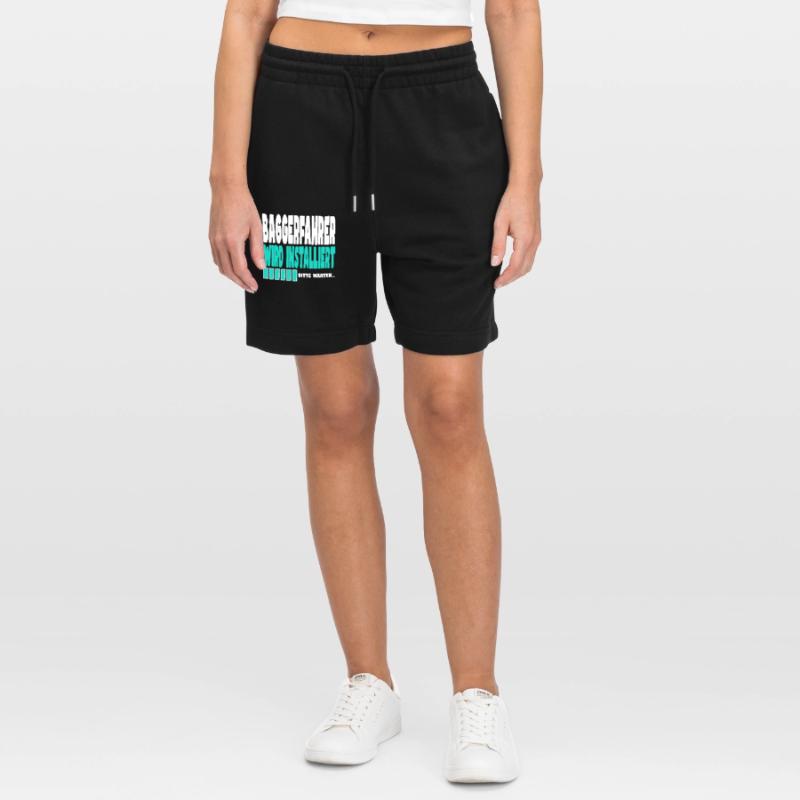 Baggerfahrer wird installiert Stanley/Stella Unisex Bio Joggingshorts Trainer 