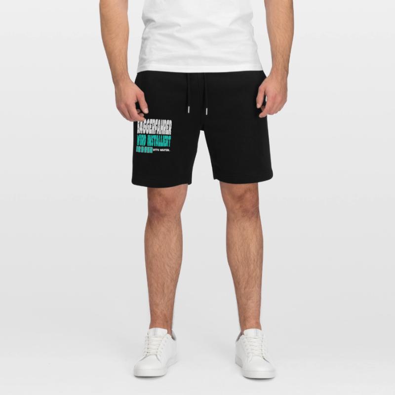 Baggerfahrer wird installiert Stanley/Stella Unisex Bio Joggingshorts Trainer 
