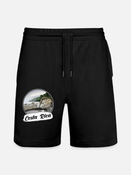 Costa Rica Souvenirs - Stanley/Stella Trainer Unisex Organic Jogging Shorts - black