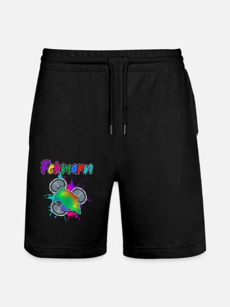 Fehmarn Beat - Stanley/Stella Unisex Bio Joggingshorts Trainer - Schwarz