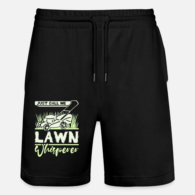 Appelez-moi simplement chuchoteur de pelouse - Short de jogging bio TRAINER Stanley/Stella unisexe - noir