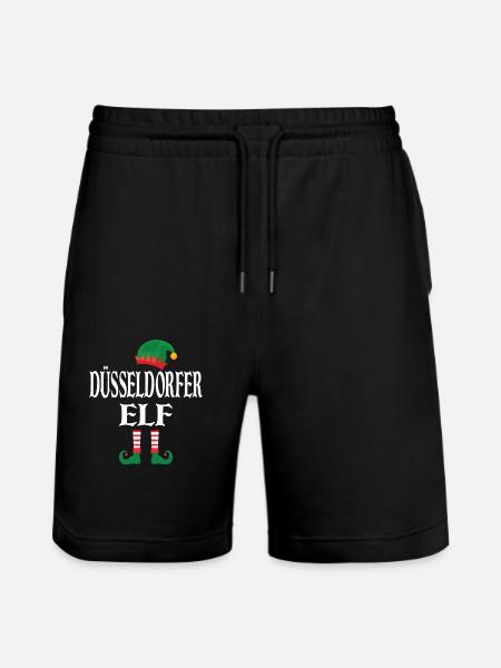Düsseldorfer Elf - Stanley/Stella Unisex Bio Joggingshorts Trainer - Schwarz