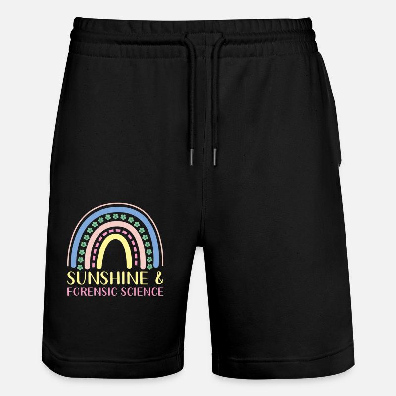Forensic Science - Stanley/Stella Trainer Unisex Organic Jogging Shorts - black