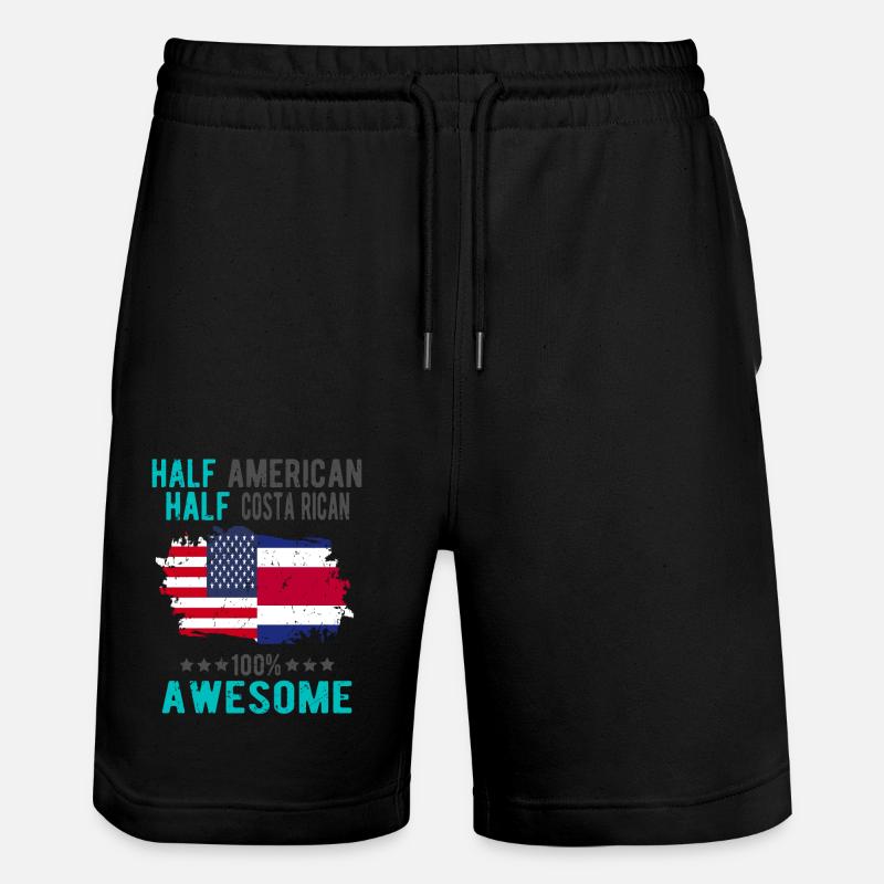Moitié américain moitié costaricain - Short de jogging bio TRAINER Stanley/Stella unisexe - noir