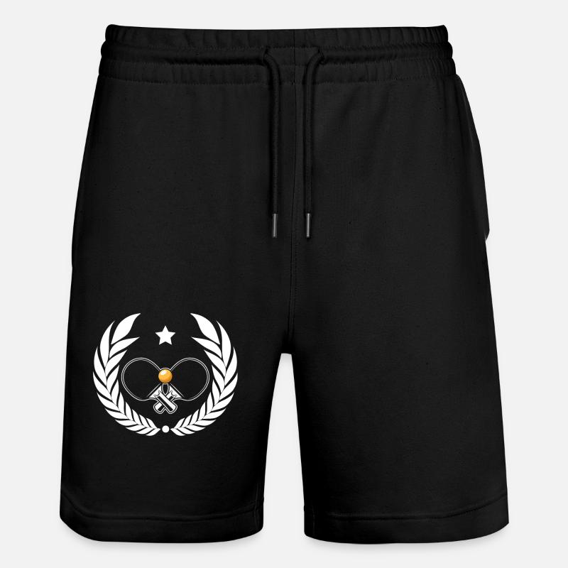 Ping-pong - Short de jogging bio TRAINER Stanley/Stella unisexe - noir