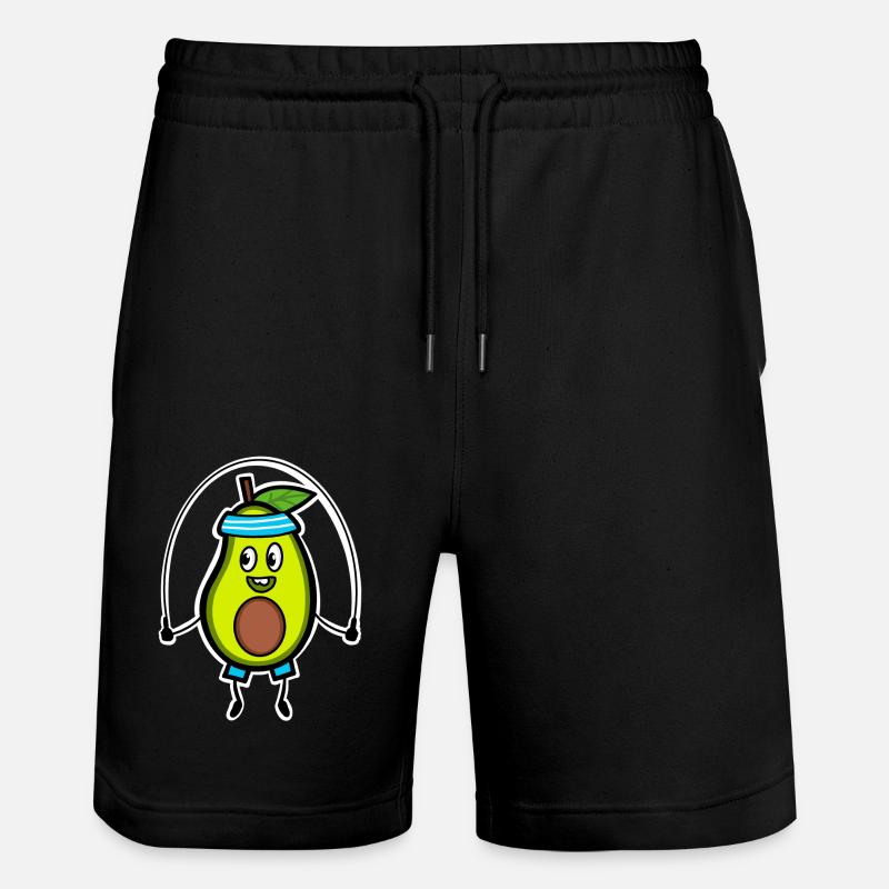 Corda per saltare l'avocado - Pantaloncini da jogger ecologici unisex Trainer di Stanley/Stella - nero