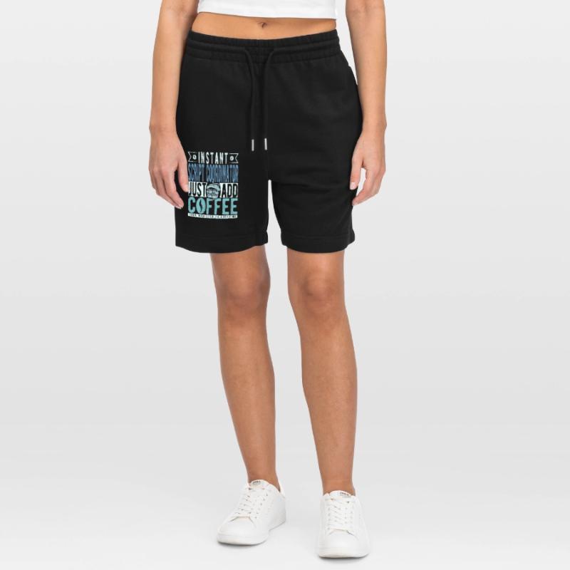 Café du coordinateur de script disant Short de jogging bio TRAINER Stanley/Stella unisexe
