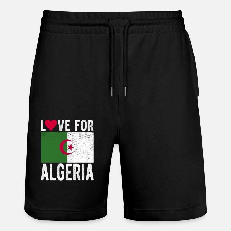 Algérie Souvenir - Short de jogging bio TRAINER Stanley/Stella unisexe - noir