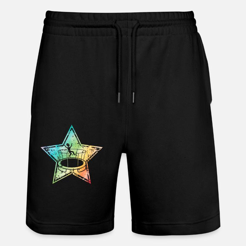 Trampoline - Short de jogging bio TRAINER Stanley/Stella unisexe - noir