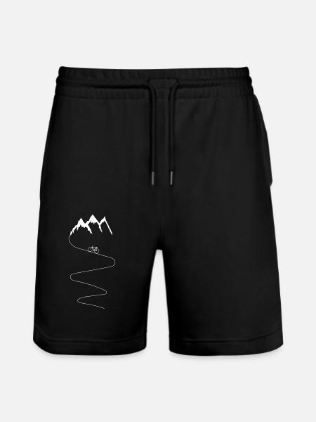 Montagnes Gravel Road Bike Cycliste Cycliste - Short de jogging bio TRAINER Stanley/Stella unisexe - noir