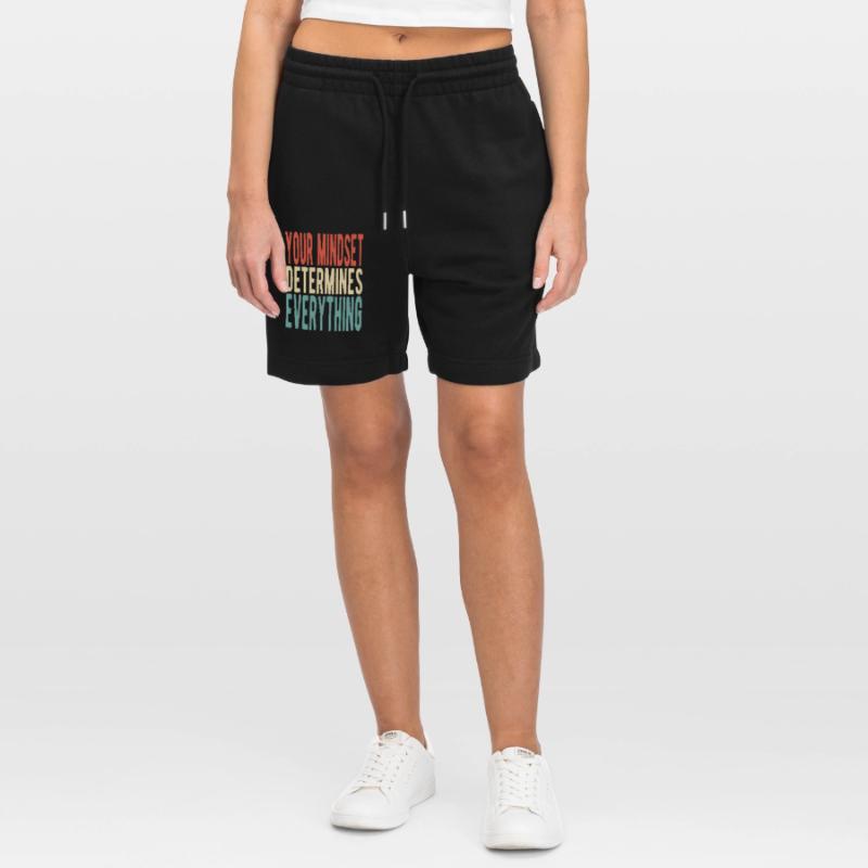 Your mindset determines everything Stanley/Stella Trainer Unisex Organic Jogging Shorts