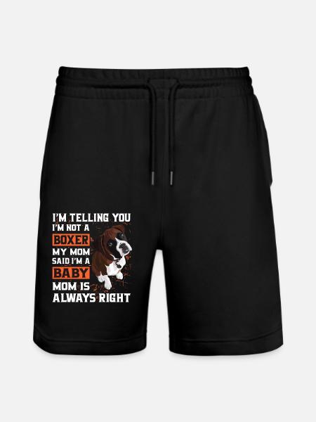 Boxer Bébé Boxer Maman - Short de jogging bio TRAINER Stanley/Stella unisexe - noir