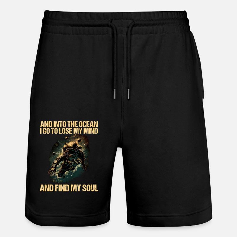 Diving Diver Diver - Stanley/Stella Trainer Unisex Organic Jogging Shorts - black