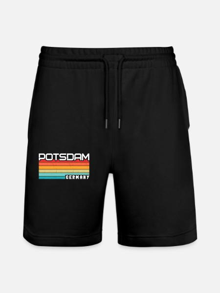 Potsdamer, Potsdamer Potsdam - Stanley/Stella Trainer Unisex Organic Jogging Shorts - black