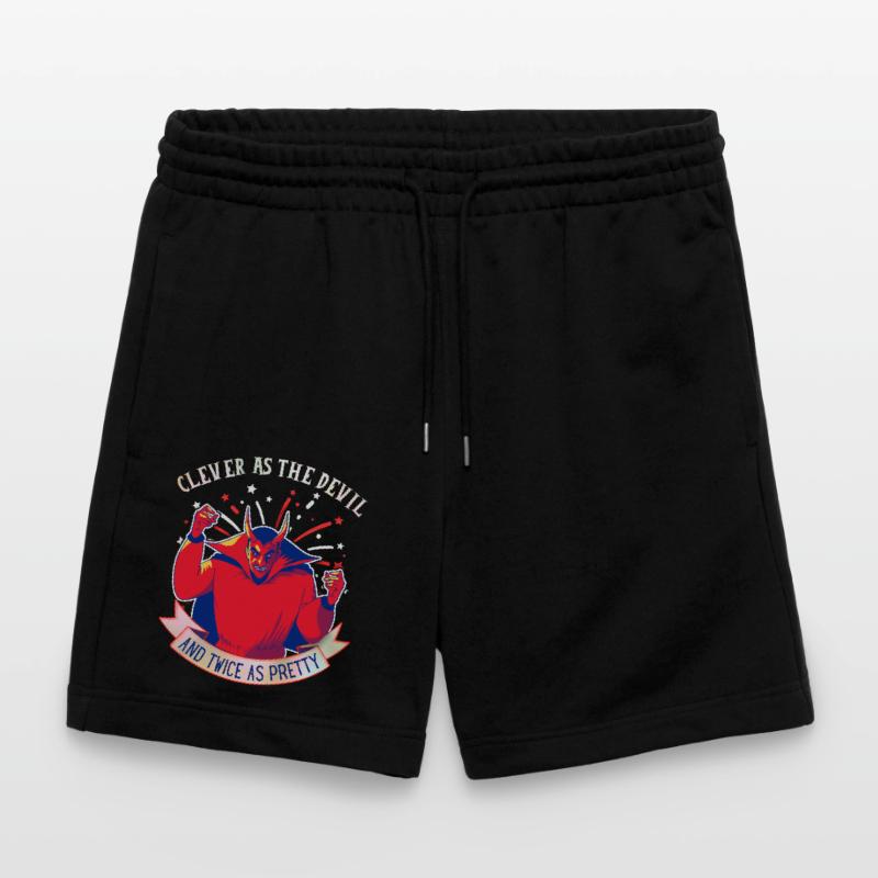 Devil-Devil drôle de dicton, style comique Short de jogging bio TRAINER Stanley/Stella unisexe