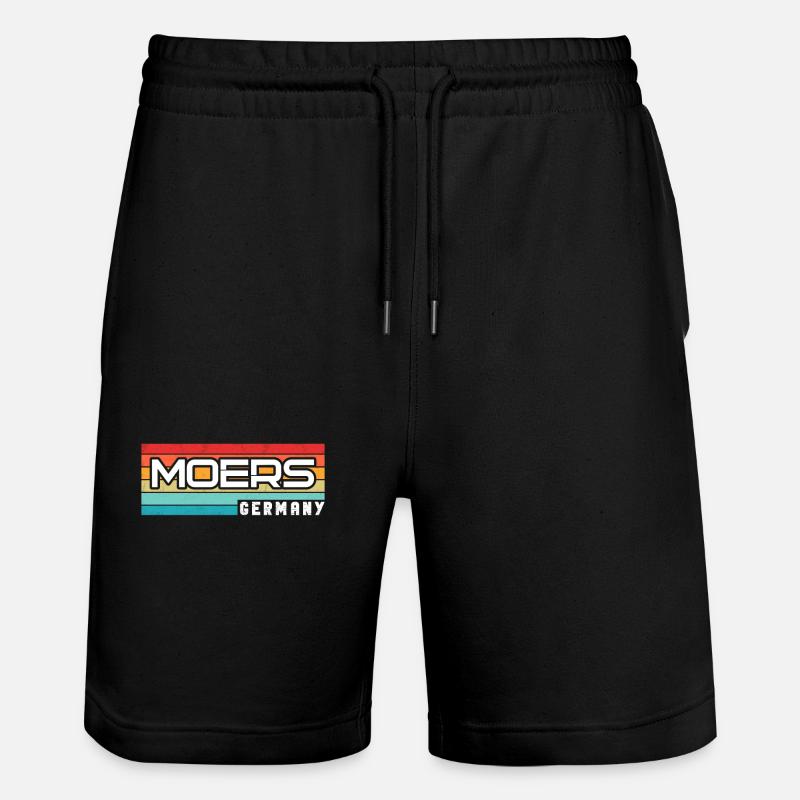 Moerserin Moerser Moers - Short de jogging bio TRAINER Stanley/Stella unisexe - noir