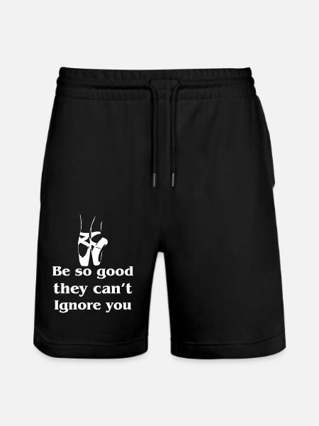 Dancing Dance Music - Stanley/Stella Trainer Unisex Organic Jogging Shorts - black