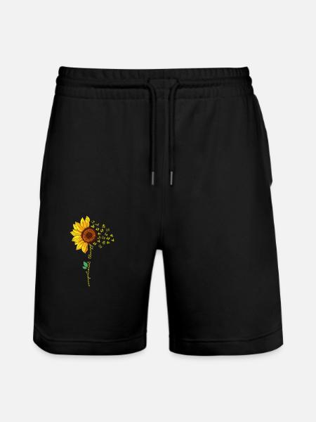 Sunflower Occupational Therapy Novelty Therapist - Stanley/Stella Trainer Unisex Organic Jogging Shorts - black