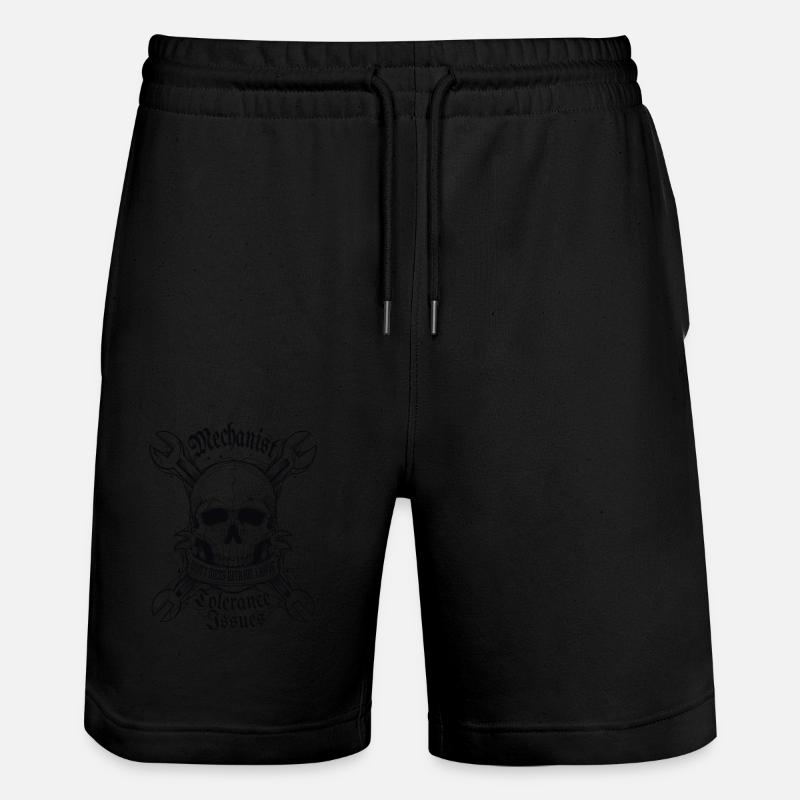 Crâne et outils électriques - Short de jogging bio TRAINER Stanley/Stella unisexe - noir