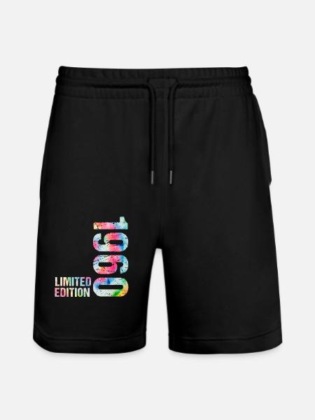 1960 - Stanley/Stella Unisex Bio Joggingshorts Trainer  - Schwarz