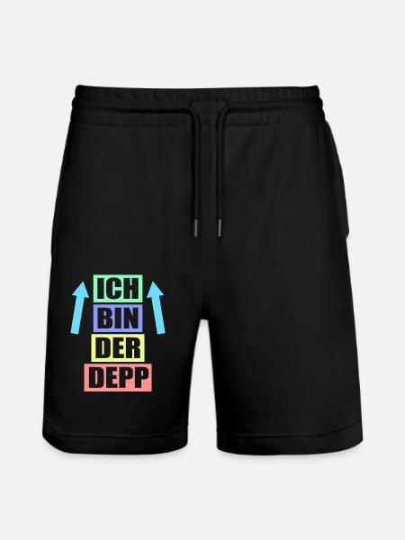 Junggesellenabschied Poltern Polterabend JGA - Stanley/Stella Unisex Bio Joggingshorts Trainer  - Schwarz