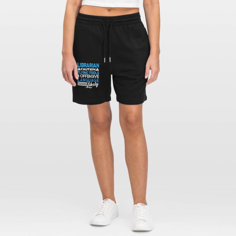 Librarian Caution Flying Tools Stanley/Stella Trainer Unisex Organic Jogging Shorts
