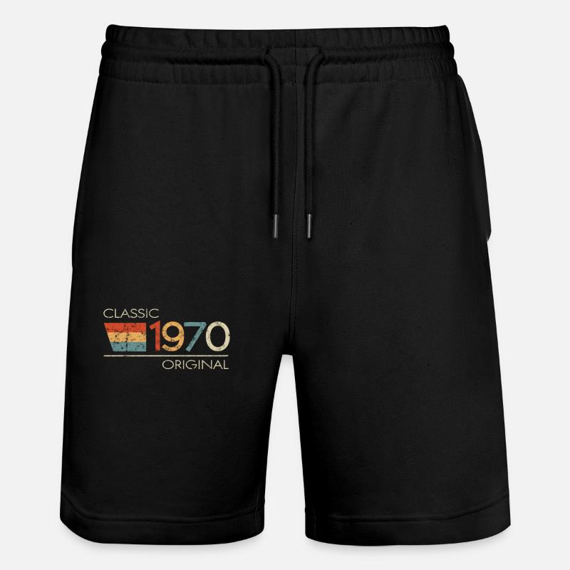 1970 Anniversaire Classic Original - Short de jogging bio TRAINER Stanley/Stella unisexe - noir