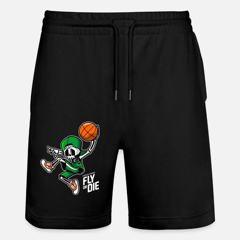 Os de panier - Short de jogging bio TRAINER Stanley/Stella unisexe - noir