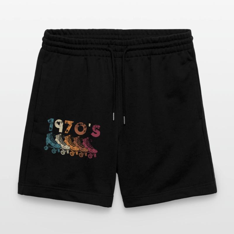 70s Rollerskate Rollerskating Stanley/Stella Unisex Bio Joggingshorts Trainer 