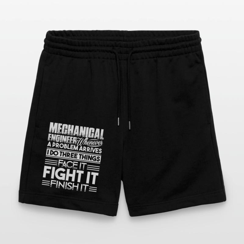 Mechanical Engineer Solves Problem Stanley/Stella Trainer Unisex Organic Jogging Shorts