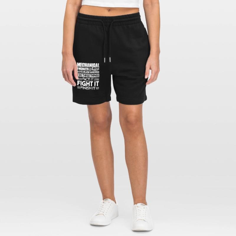 Mechanical Engineer Solves Problem Stanley/Stella Trainer Unisex Organic Jogging Shorts