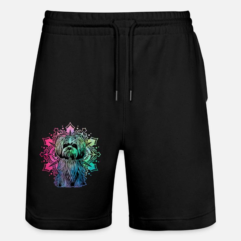 Shih Tzu - Short de jogging bio TRAINER Stanley/Stella unisexe - noir