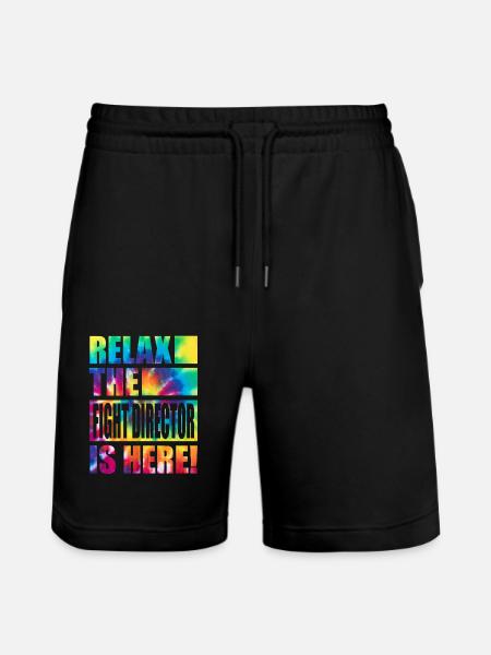 Fight Director Funny Saying - Stanley/Stella Trainer Unisex Organic Jogging Shorts - black