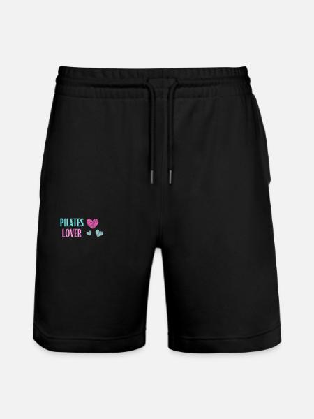 Pilates Lover - Stanley/Stella Trainer Unisex Organic Jogging Shorts - black