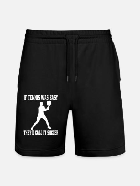 Tennis Club Tennista Tennis Amanti del tennis - Pantaloncini da jogger ecologici unisex Trainer di Stanley/Stella - nero