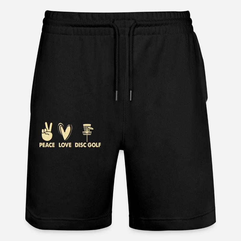 Discgolf Disc Golf - Stanley/Stella Trainer Unisex Organic Jogging Shorts - black