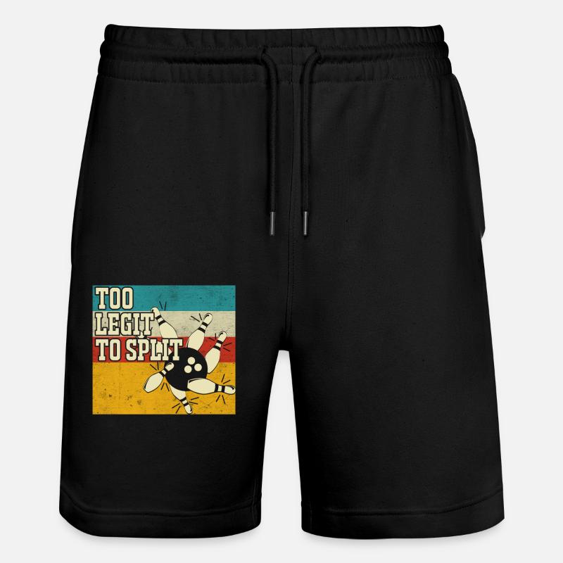 Bowling - Short de jogging bio TRAINER Stanley/Stella unisexe - noir