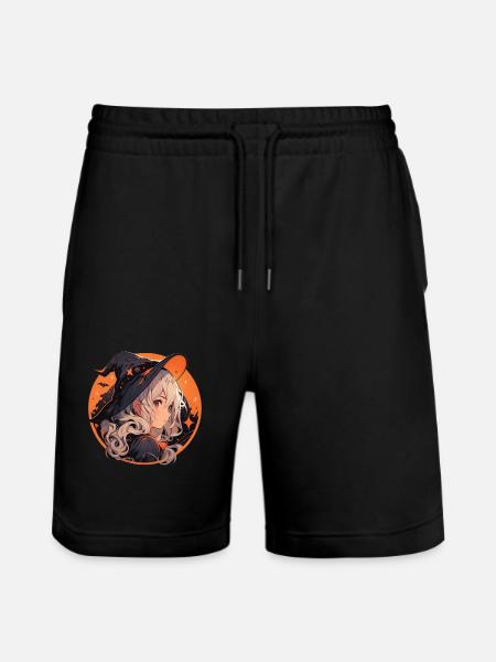 Witch Witch Witch Halloween Witch Outfit - Stanley/Stella Trainer Unisex Organic Jogging Shorts - black