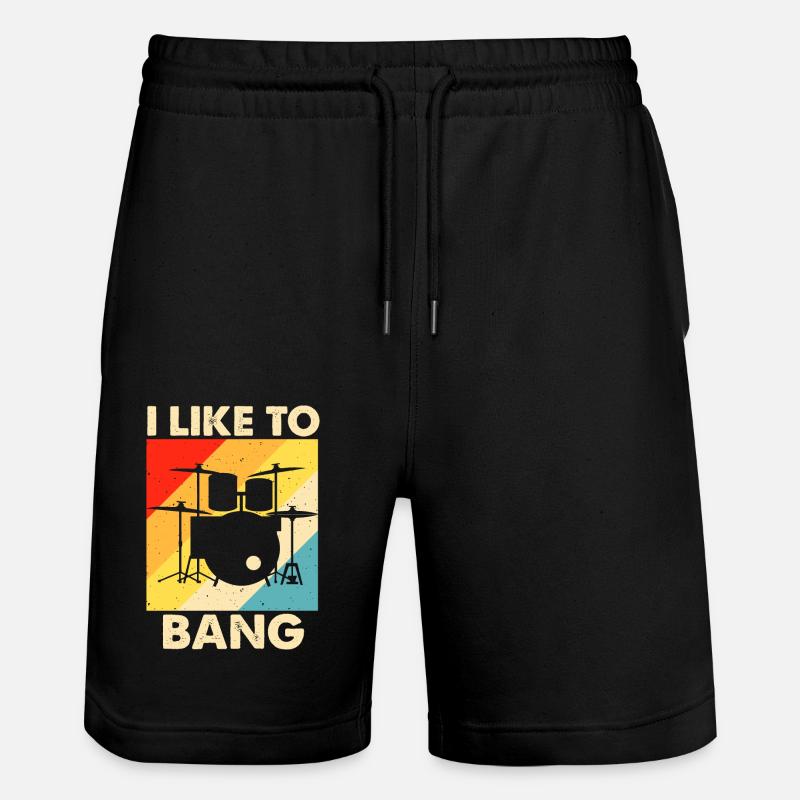 Batterie Batteur Batteur - Short de jogging bio TRAINER Stanley/Stella unisexe - noir