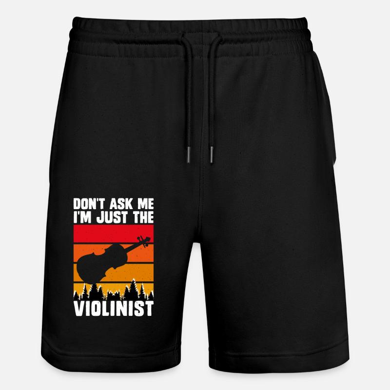 Violoniste violoniste - Short de jogging bio TRAINER Stanley/Stella unisexe - noir