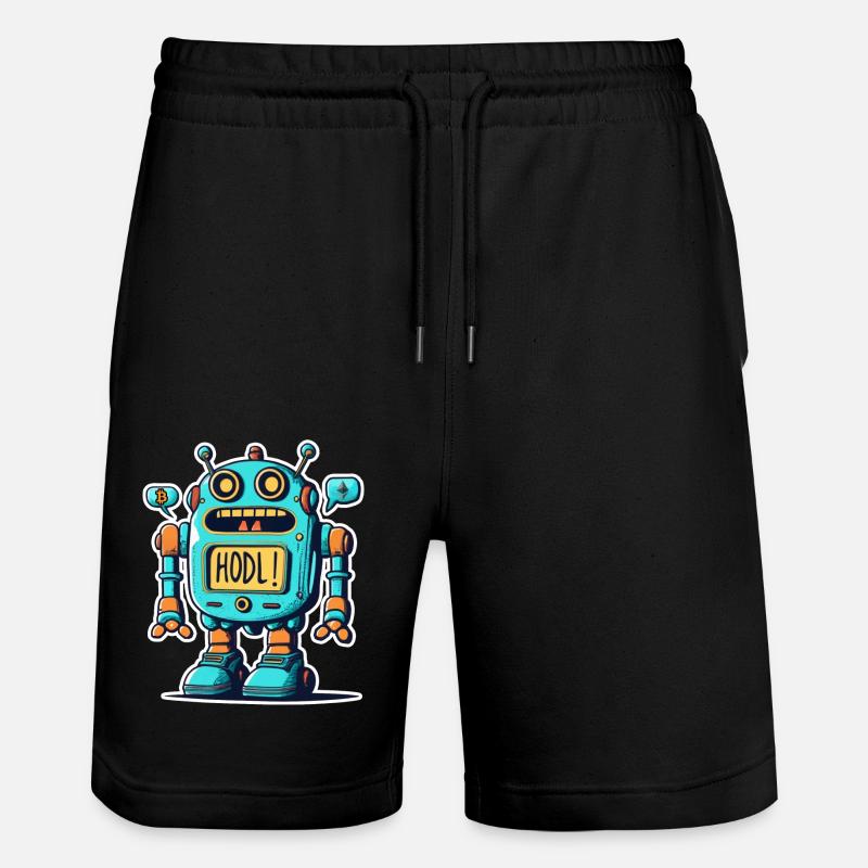 robot bitcoin - Short de jogging bio TRAINER Stanley/Stella unisexe - noir